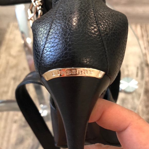 Authentic BURBERRY BOOT HEELS-size US 7/5 - Picture 14 of 16
